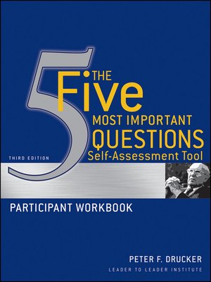 The Five Most Important Questions Self Assessment Tool - ebook